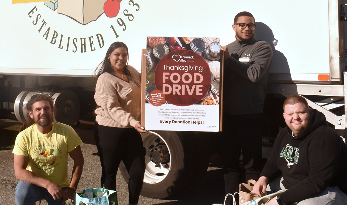 Merrimack Valley Credit Union Supports Local Food Pantries with Annual Food Drive