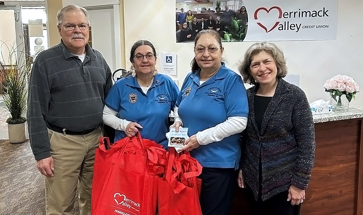 MVCU Community Relations Officer Mike Davis, Latinos en Acción President Rosa D. Santiago, Latinos en Acción Treasurer Neida I. Ortiz and Executive Director of the RTN GoodWorks Foundation Sarita Ledani. 